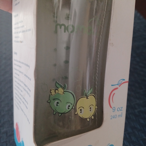 Glass baby bottle-Lot of 2 by Momobaby - Picture 2 of 4